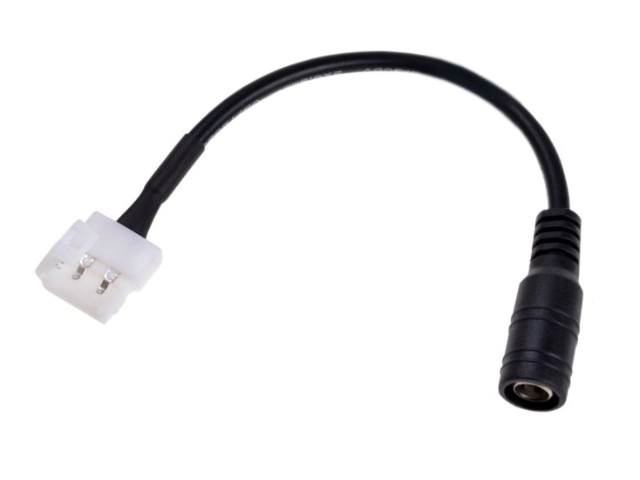 Złącze do taśm LED 10mm z przewodem + gn. 2.1/5.5 