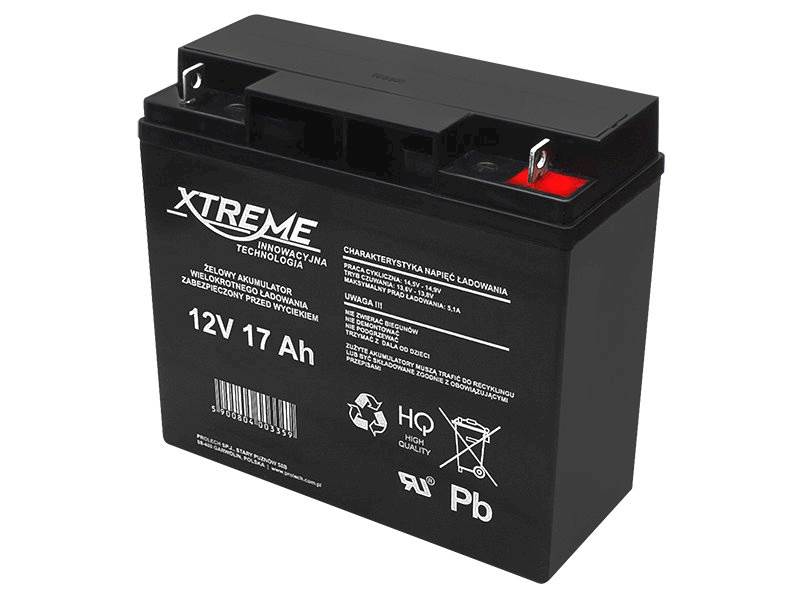 Akumulator żelowy - 12V / 17Ah