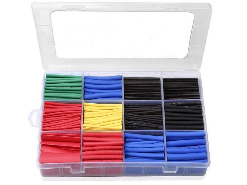 Rurki termokurczliwe zestaw 800 sztuk mixbox