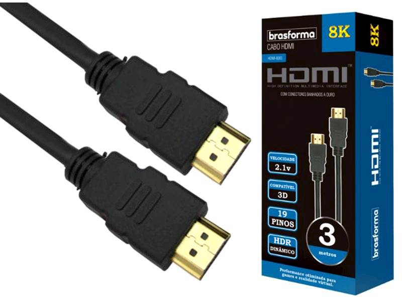 Kabel przewód HDMI-HDMI 8K 3m v2.1 LTC