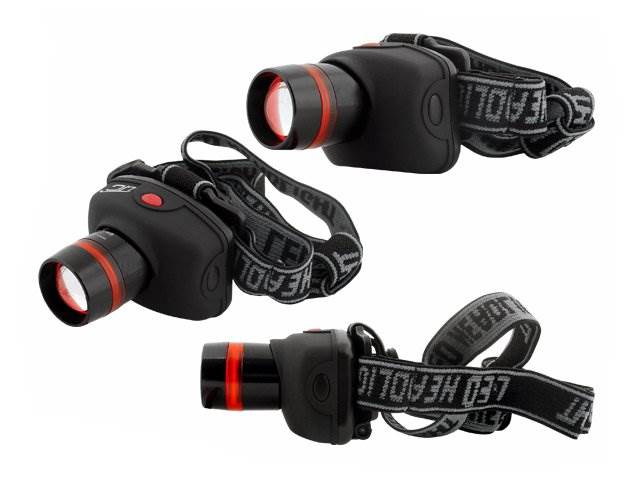 Latarka lampa nagłowna czołowa LED ZOOM LTC - 3W