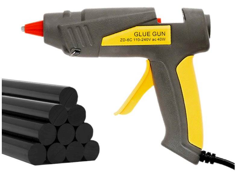 Zestaw Pistolet do kleju 40W+ 10x laska kleju 11mm