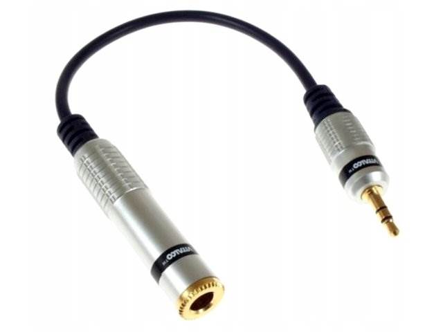 Adapter na kablu JACK 6,3 gn.JACK 3,5 wt. VITALCO