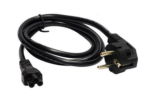 Kabel zasilający do laptopa - koniczynka 1,5m