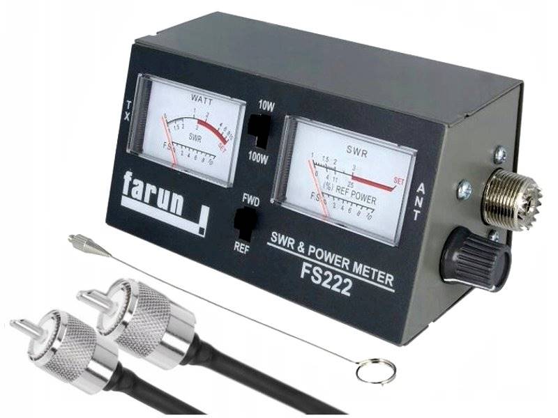 Reflektometr SWR DF 2461 miernik CB + kabel DF2461