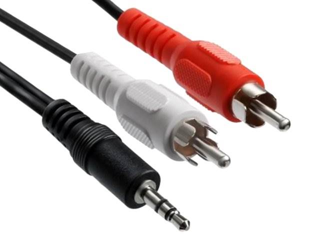 Kabel JACK - 2x RCA - chinch 15m