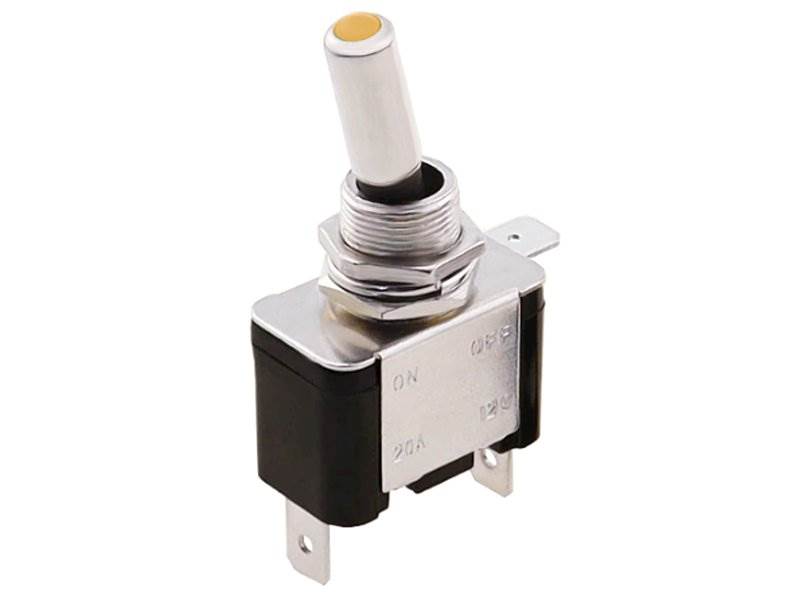 Przełącznik ASW-07D ON/OFF 12V/20A dioda POMARAŃCZ