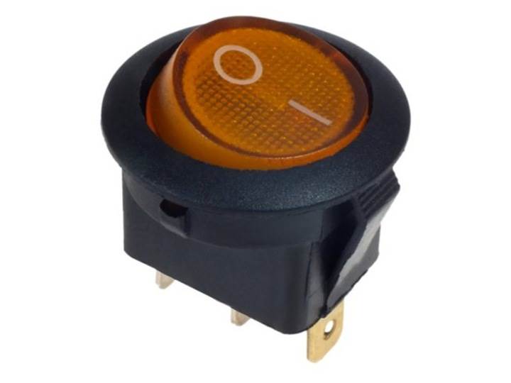 Przełącznik klawiszowy SW-01 AC 250V żółty