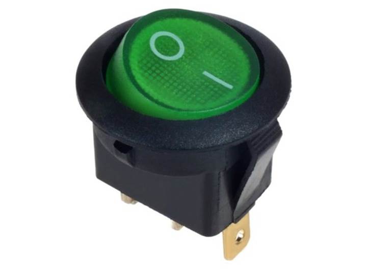 Przełącznik klawiszowy SW-01 AC 250V zielony