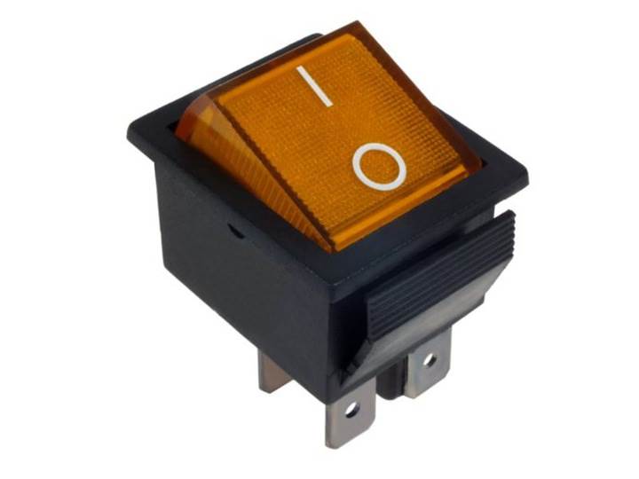Przełącznik klawiszowy MK-521 DC żółty