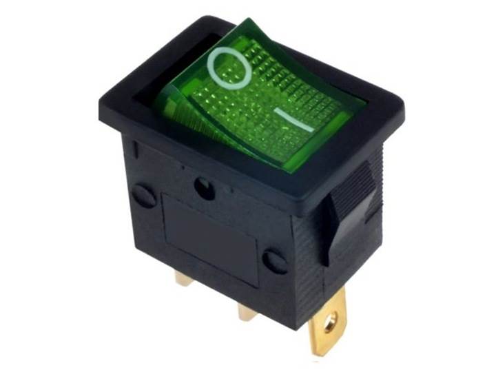 Przełącznik klawiszowy IRS-701 DC zielony