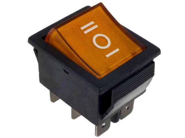 Przełącznik klawiszowy IRS-203 DC żółty