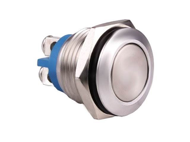 Przełącznik PUSH-ON monostabilny 2A / 250V płaski