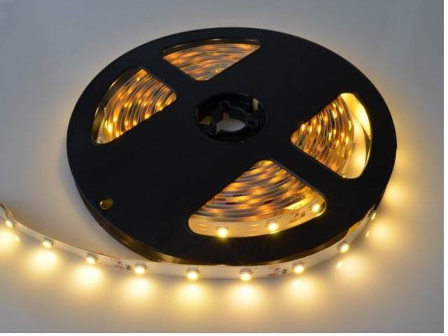 Taśma LED 5m 300LED 12V / 24W - biały ciepły