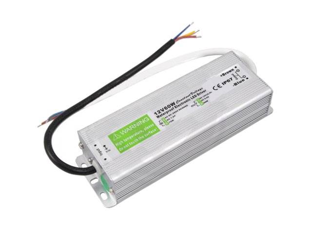 Zasilacz do taśm LED 12V / 60W IP67