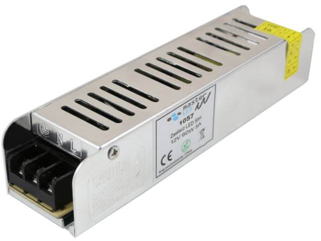 Zasilacz LED montażowy modułowy 12V / 60W LVT