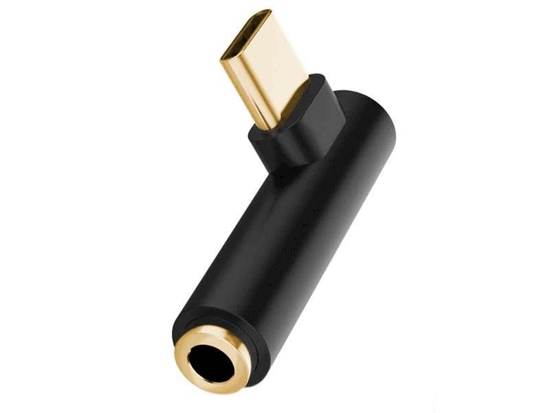 Adapter USB typ C wtyk - gniazdo słuchawkowe Jack 