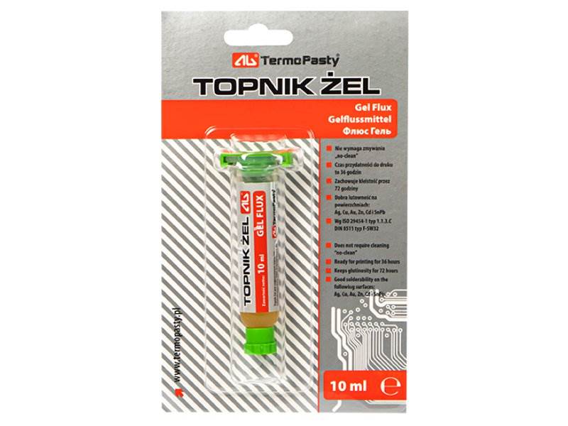 Topnik ŻEL GEL FLUX AG termopasty 10ml