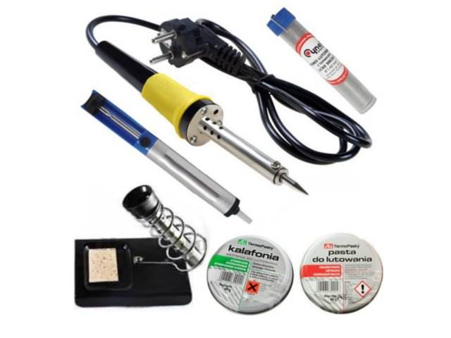 ZESTAW LUTOWNICZY 60W + akcesoria 6szt.