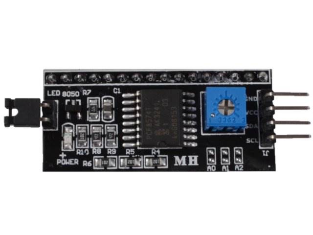 Konwerter I2C do wyświetlacza LCD HD44780 ARDUINO