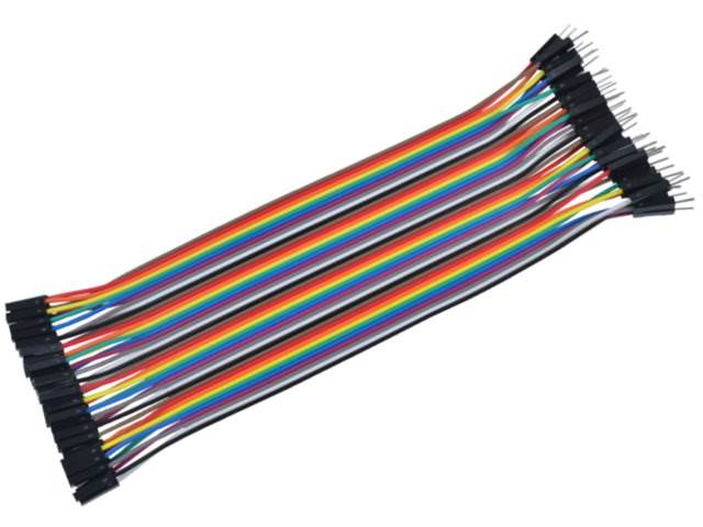 Przewody kable zworki męsko-żeńskie 40szt 20cm
