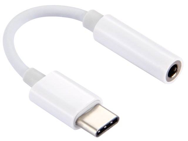 Adapter wtyk USB C - JACK 3,5mm gniazdo / audio 