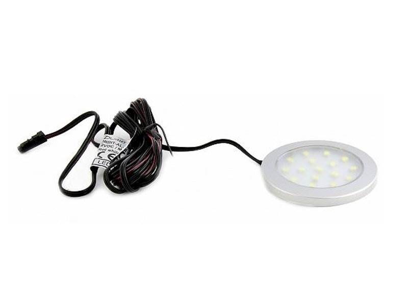 Lampka LED podszafkowa alu. 1,5W / 12V - neutralna