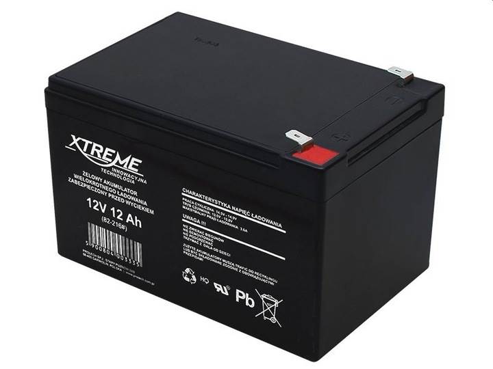 Akumulator żelowy - 12V / 12Ah
