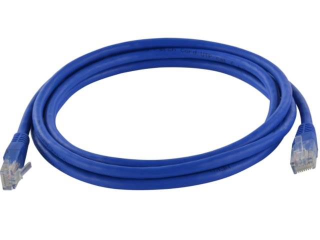 Kabel sieciowy lan RJ45 PATCHCORD - 3m NIEBIESKI