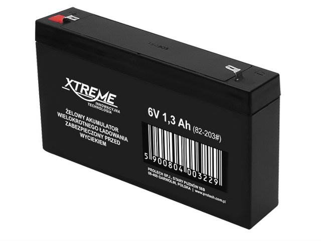 Akumulator żelowy - 6V / 1,3Ah  