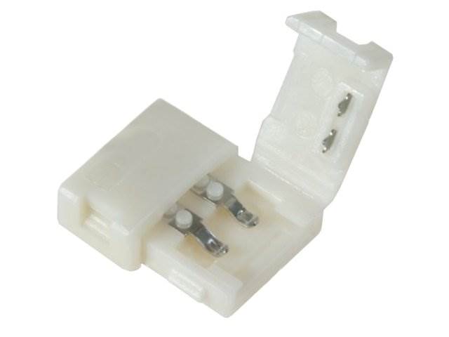 Złacze taśmy LED 8mm, dwustronny zatrzask