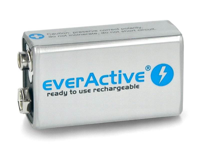Akumulator everActive 250mAh 6F22 9V Ni-MH