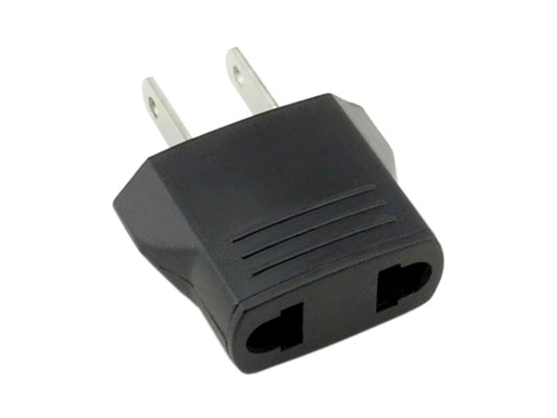 Adapter sieciowy USA wt. - PL gn. plastik - czarny