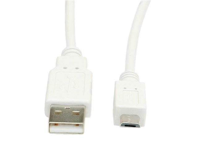Kabel przewód USB A - Mikro USB VITALCO biały 1,5m
