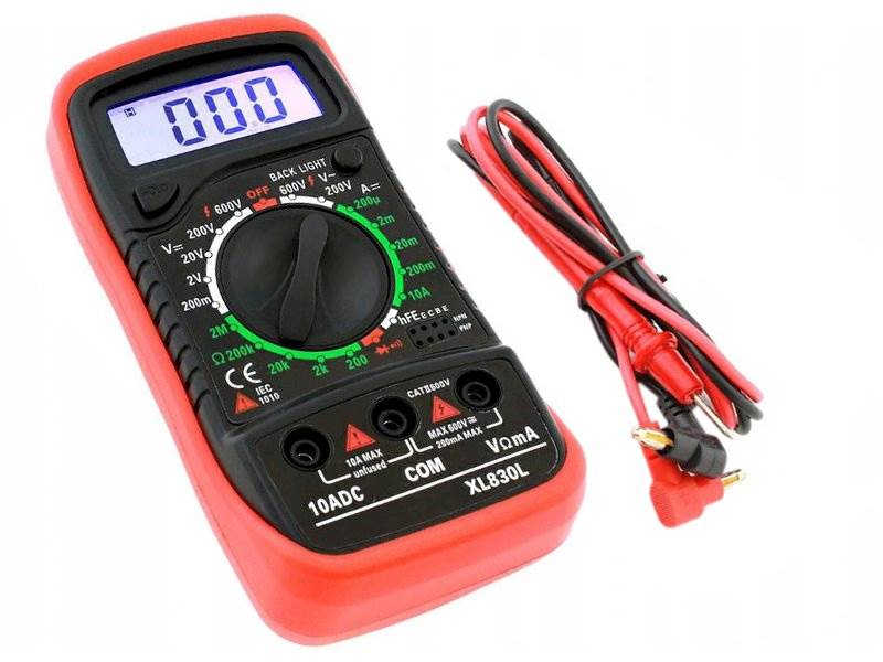 Miernik multimetr uniwersalny z LCD - XL830L