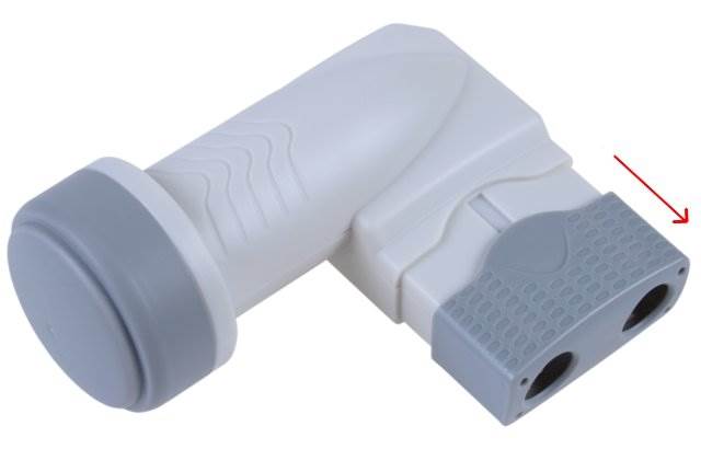 Konwerter satelitarny TWIN LNB - podwójny DPM