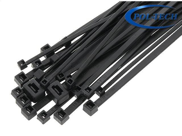 OPASKI ZACISKOWE - 4,8x300 - czarne - 100szt.