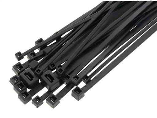 OPASKI ZACISKOWE - 2,5x200 - czarne - 100szt.