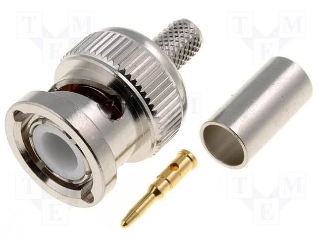 Wtyk BNC zaciskany RG58 50ohm 1091#
