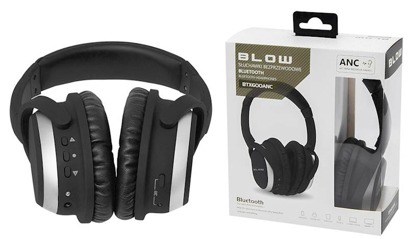 Słuchawki nauszne BLOW Bluetooth 3.0 BTX600ANC