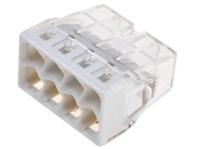SZYBKOZŁĄCZE WAGO 2273-208 SZARE x8 1szt.