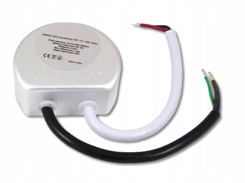 Zasilacz do Taśm LED 12V / 20W montażowy do puszek