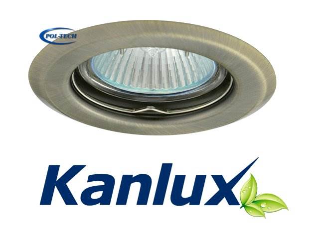 Oprawa sufitowa Kanlux ARGUS okrągła MOSIĄDZ