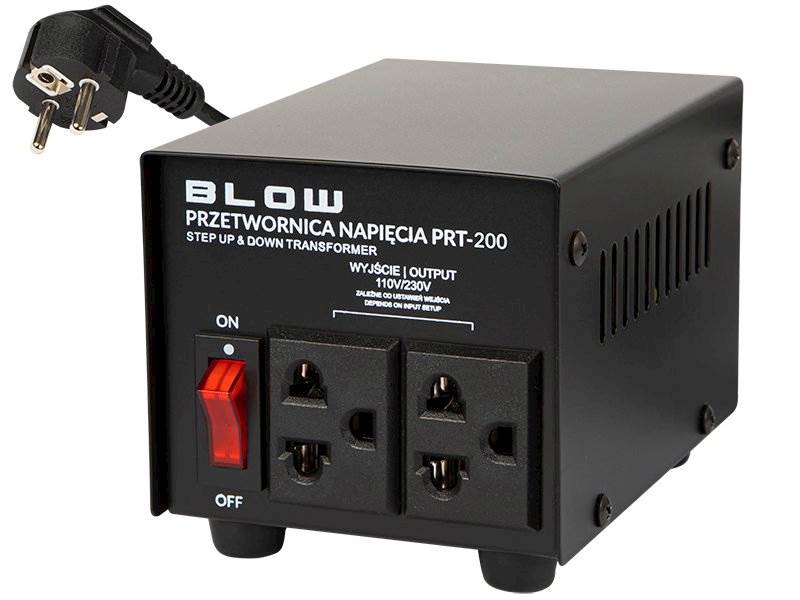 Przetwornica 230V-110V transformator napięcia 200W