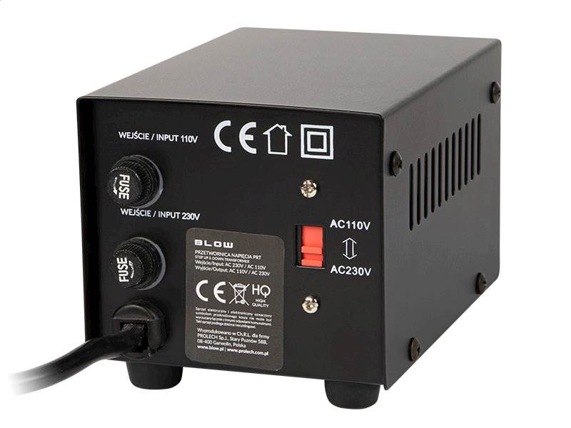 Przetwornica 230V-110V transformator napięcia 200W