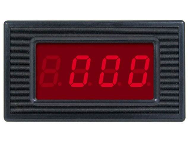 Miernik cyfrowy woltomierz LCD CZERWONY 20V DC