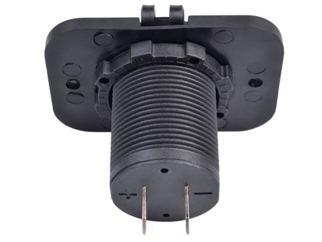 Ładowarka 2x gniazdo hermetyczne 5V USB  2.1A i 1A