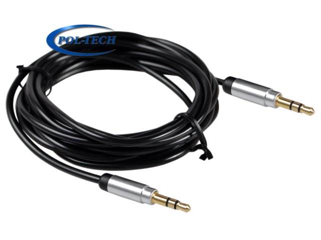 Kabel JACK 3,5mm BLOW wtyk SLIM - metal 2,5m