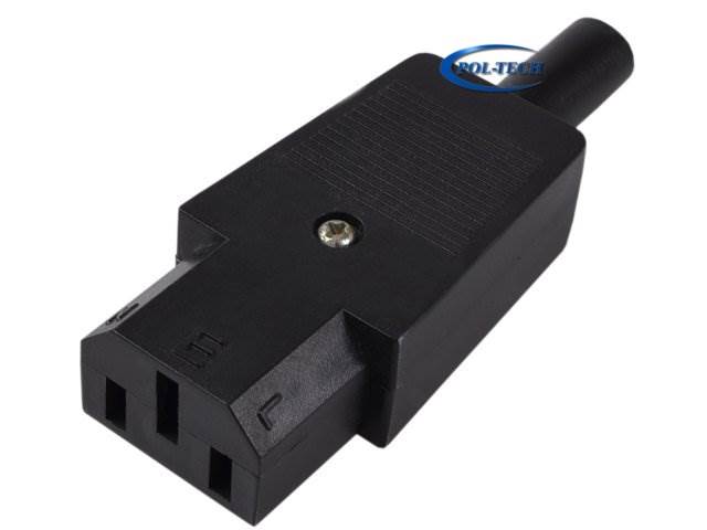 Gniazdo AC komputerowe na kabel