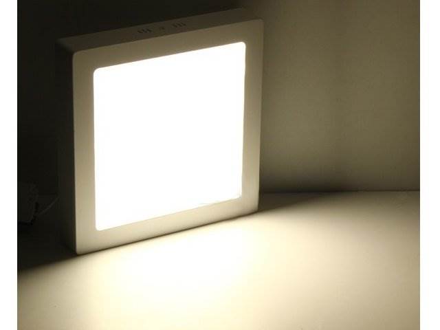 Panel plafon NATYNKOWY kwadrat 12W / 230V neutral